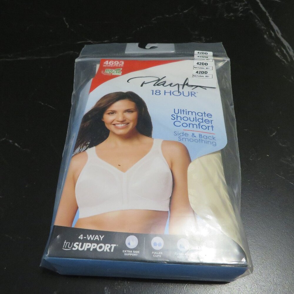 Playtex 18 hour Ultimate Shoulder Comfort 4 way support Women`s Bra New!